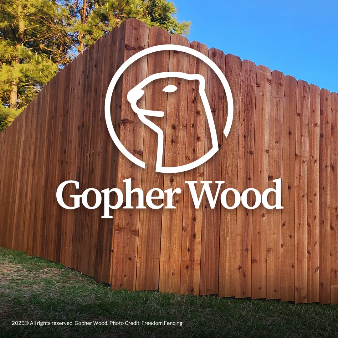Pre-Stained 4x4x8 Cedar Fence Posts with PostSaver Sleeve - Kiln Dried Six-Sided Chestnut - Image 5