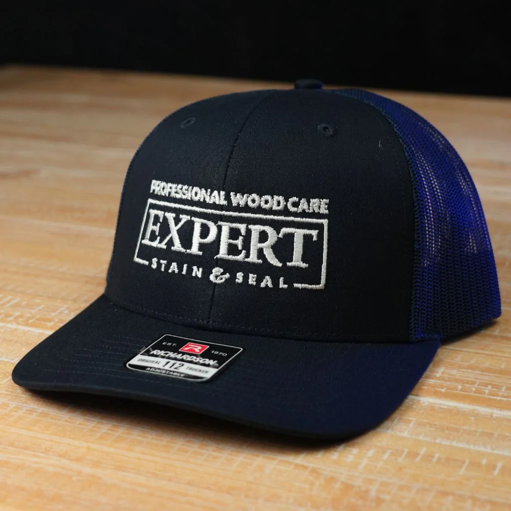 EXPERT Stain & Seal Navy Blue Signature Edition Trucker Hat - Image 3