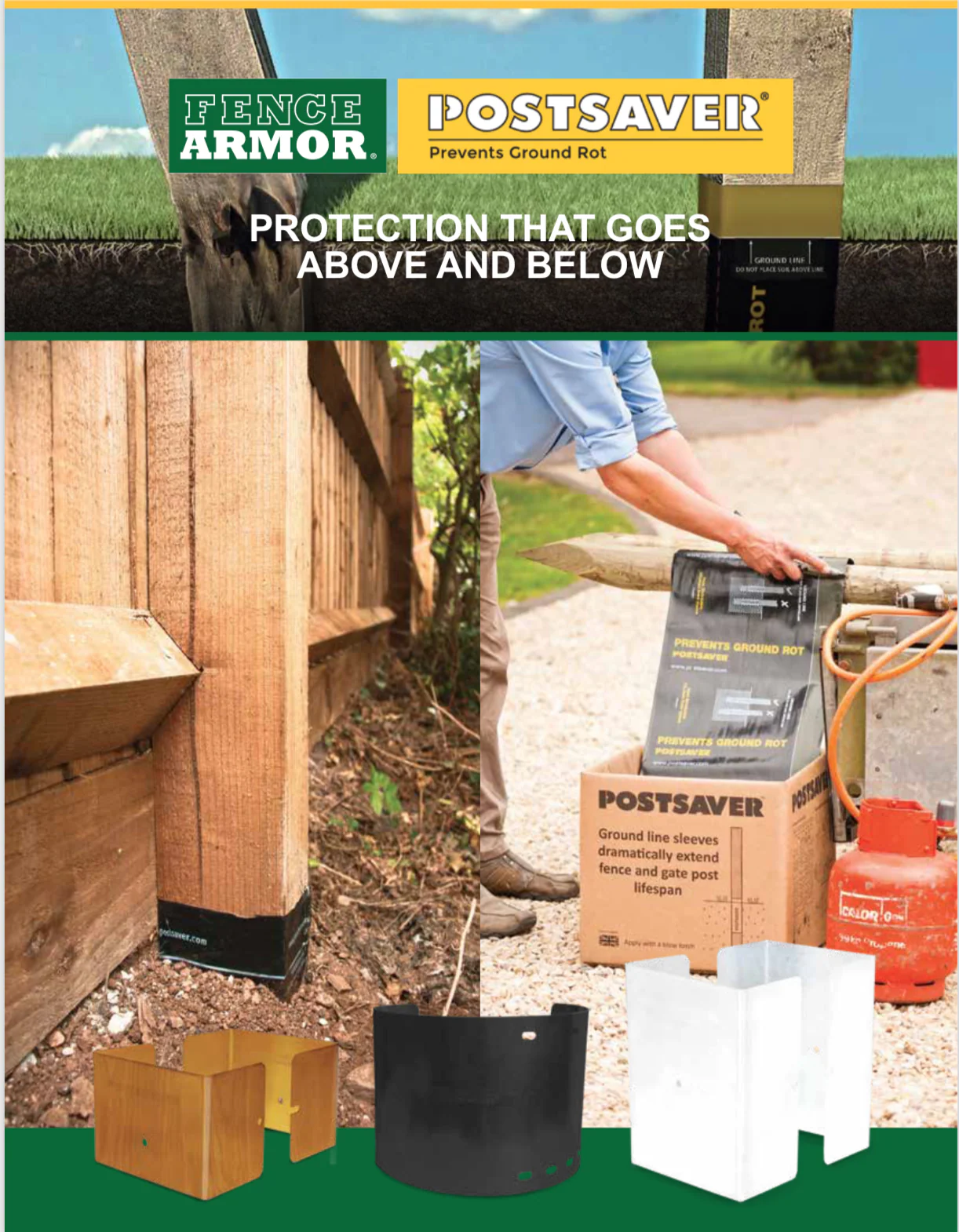 POSTSAVER Post Sleeves - In-Ground Post Protection System - Image 5