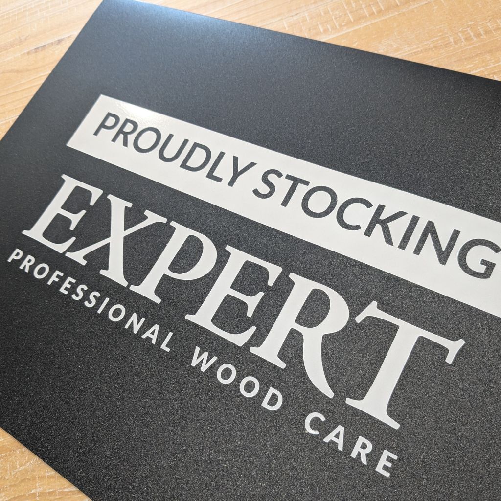 ‘Proudly Stocking’ EXPERT Professional Wood Care Transfer Sticker